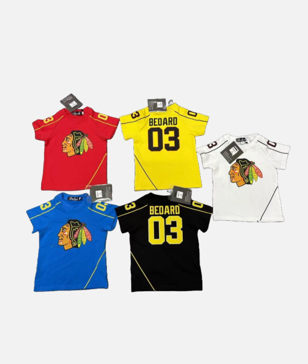 Childrens Sports Jersey T-Shirt Multiple Colors and Styles