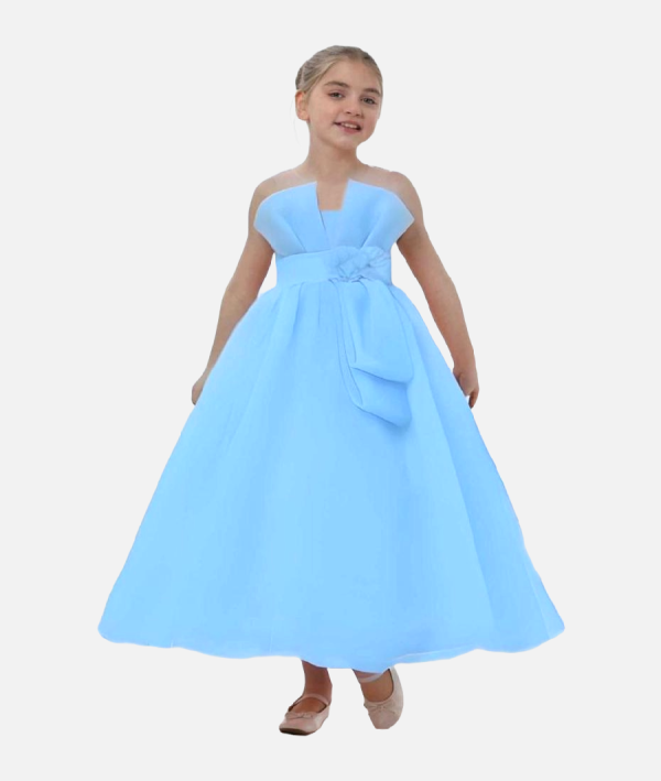 Enchanting Baby Blue Princess Ball Gown for Girls