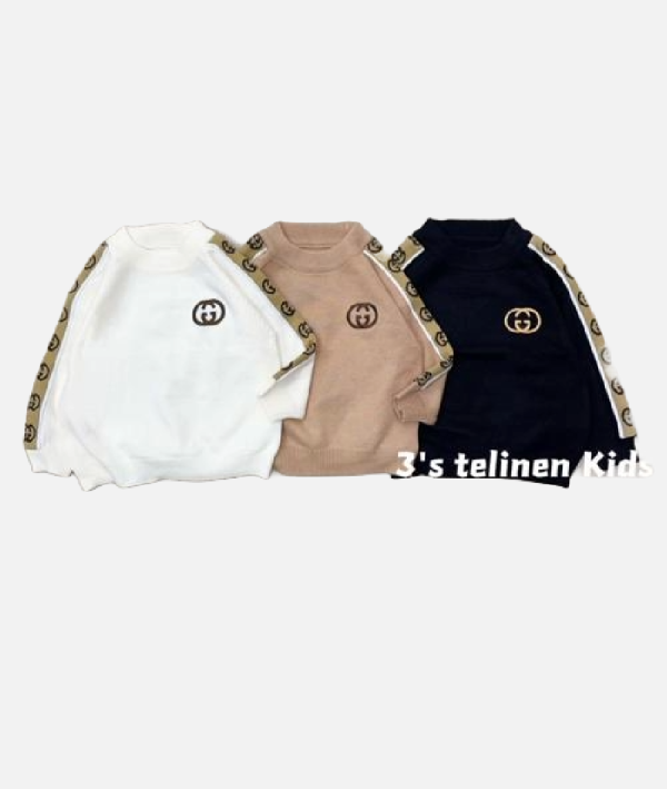 Gucci Kids Striped Sleeve Sweater