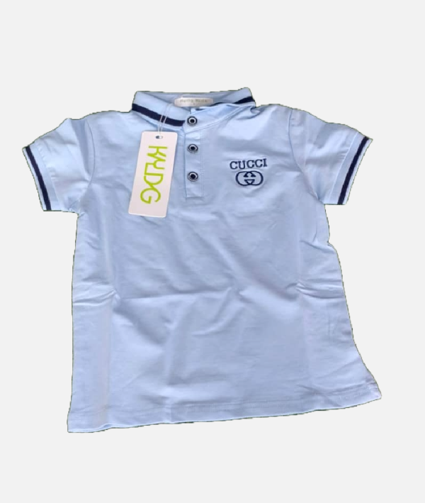 Boys Light Blue Cucci Polo Shirt