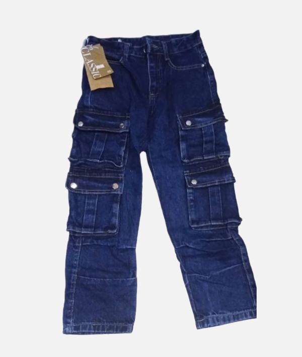 Vietnam CLASSY Unisex Combat Jeans – Stylish Multi-Pocket Trousers