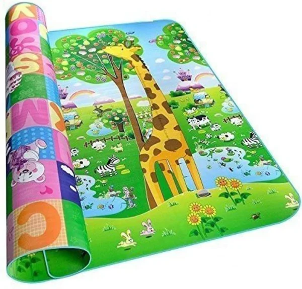 Extra Large Kids Play Mat with Giraffe & Alphabet Design | Baby Crawling Mat