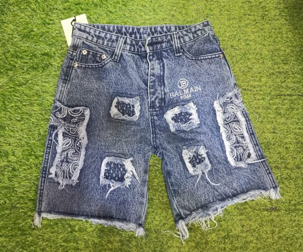 High Quality Balmain Shot Rugged jeans